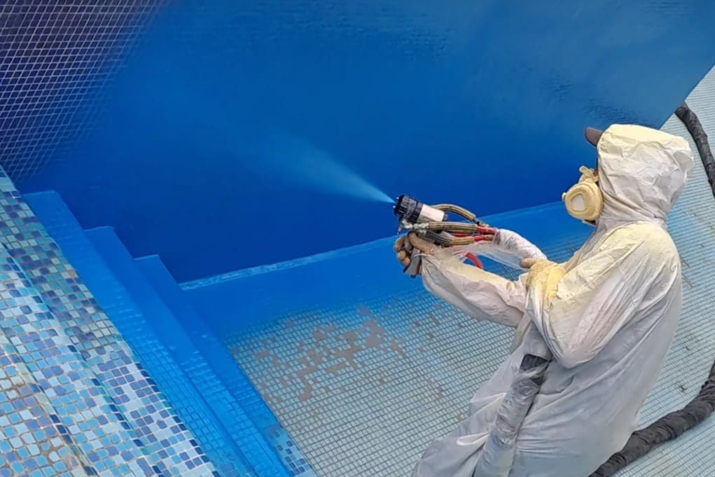 Aplicación de poliurea en caliente