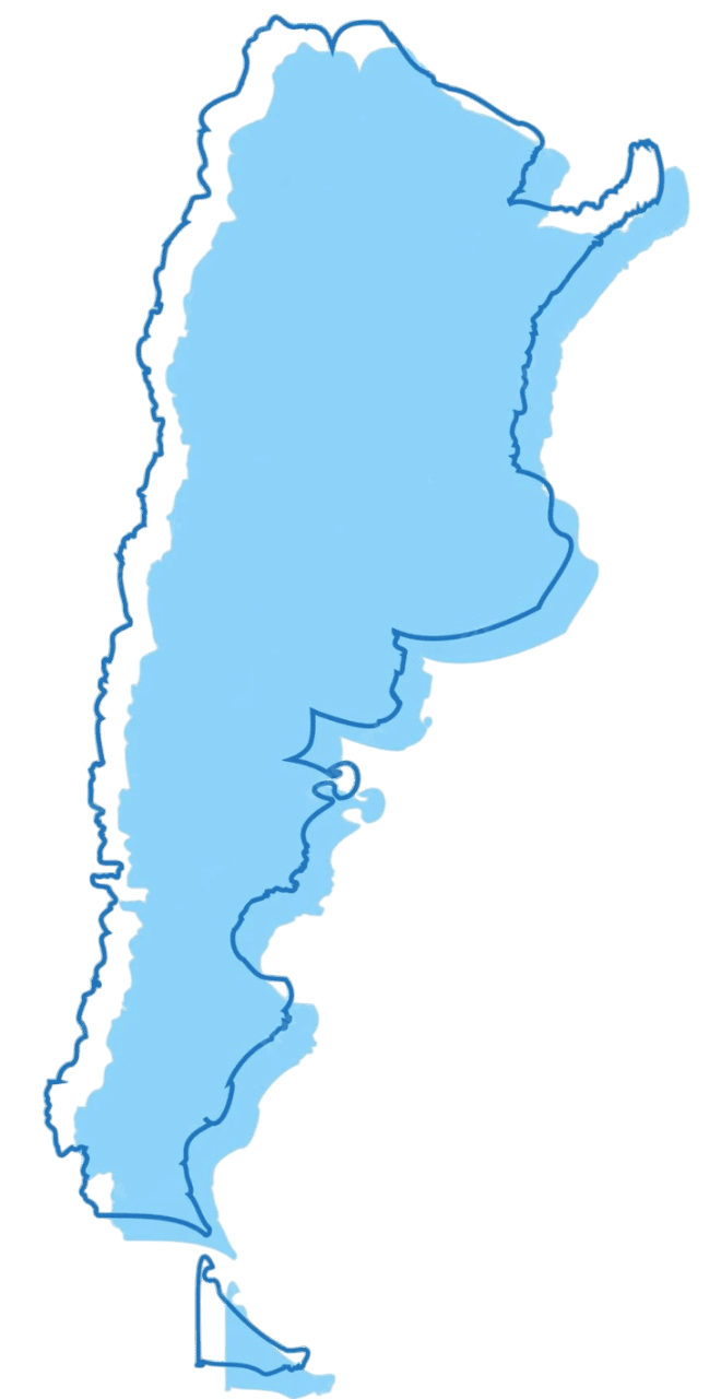 Mapa de Argentina